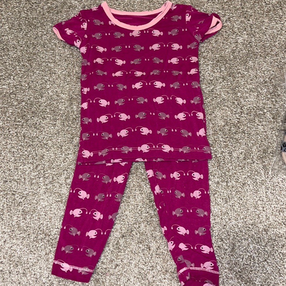 Kickee Pants Angler Fish Short Sleeve Loungewear